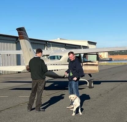 Chance flying to bozeman Angel Flight West