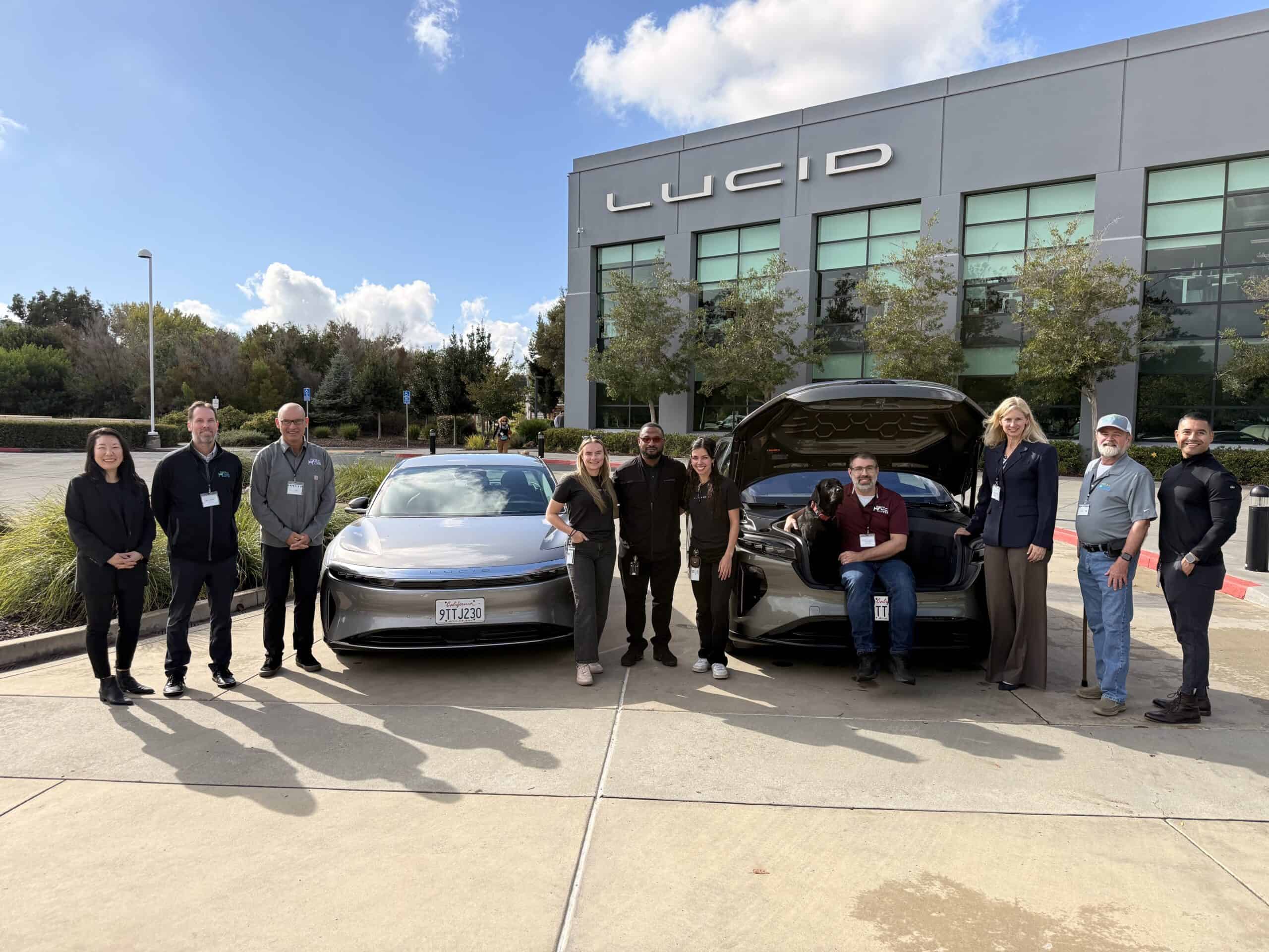 Lucid Motors Drives Meaningful Change, Empowering Veterans Through Canine Partnership